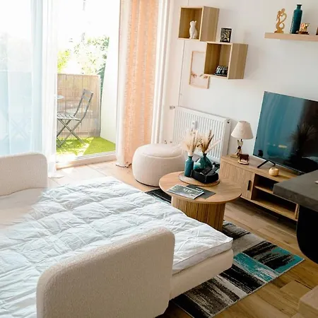 Apartment L'azur - 4 Personnes - Wifi & Parking - Spacieux & Moderne - Europapark Erstein